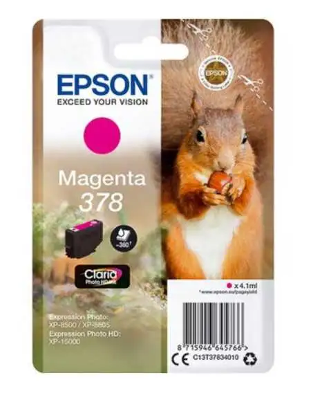 Epson 378 Magenta Ecureuil Cartouche pas chère sur Promos-cartouches