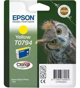 Epson T0794 Jaune Chouette Cartouche pas chère sur Promos-cartouches