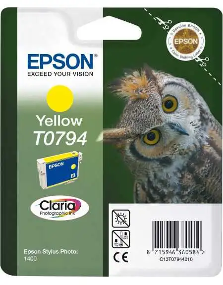 Epson T0794 Jaune Chouette Cartouche pas chère sur Promos-cartouches