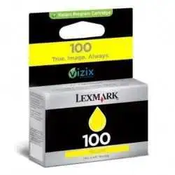 Lexmark 100 jaune Cartouche d'encre d'origine