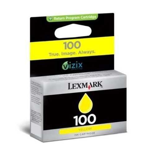 Lexmark 100 jaune Cartouche d'encre d'origine