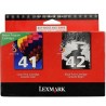 LEXMARK 41 / 42 noir couleur Cartouche d'encre originale